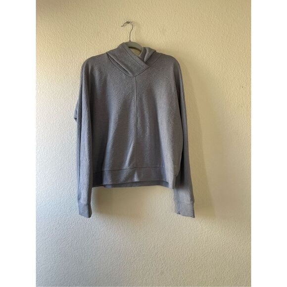 ZYIA Tops - Zyia active textured hoodie grey size xl‎
